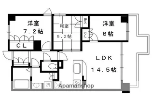 3LDKの間取り画像