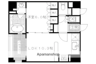 リーガル京都御所東【405号室】の間取り