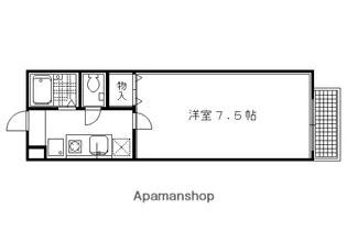 A.P.T.BREEZE【201号室】の間取り
