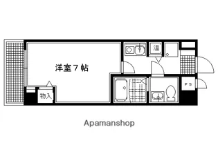 APPARTAMENTO一乗寺【403号室】の間取り