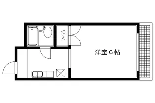 ポルト壱番館【1F号室】の間取り