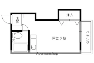 フレール下鴨【203号室】の間取り