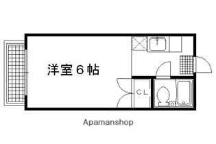 1Kの間取り画像