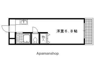 グランビィア御蔭【202号室】の間取り