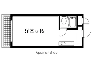 明治館にしきマンション【401号室】の間取り