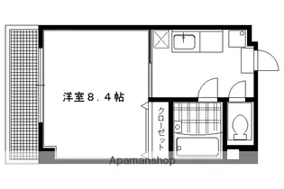 カーサ八星【101号室】の間取り