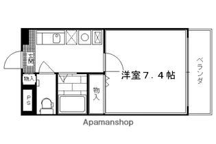 レイ上賀茂【405号室】の間取り