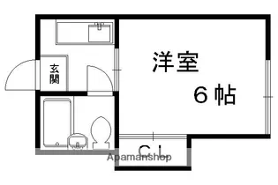 ドメーヌ上賀茂【102号室】の間取り