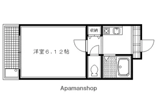 ファミリエ北白川【205号室】の間取り