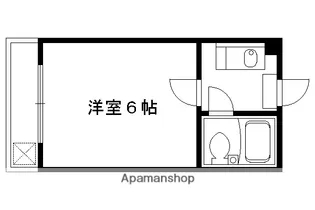 パンクリニックス北白川【2D号室】の間取り