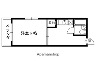 ロワールナカジマ【101号室】の間取り