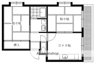メゾンヴァンヴェール【403号室】の間取り