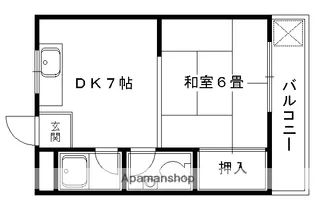 榊田マンション【302号室】の間取り
