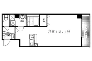 モンアルク西院【1階】の間取り