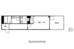GRAND FIRST鞍馬口【103号室】の間取り