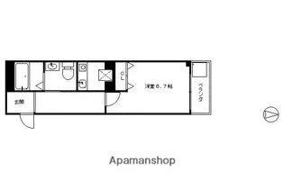 GRAND FIRST鞍馬口【303号室】の間取り