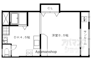 葛城マンション【312号室】の間取り