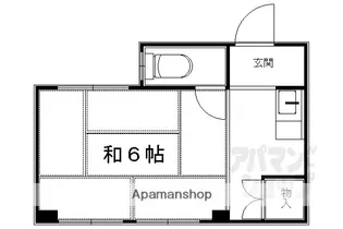今出川マンション【301号室】の間取り