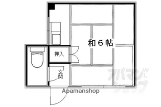 今出川マンション【203号室】の間取り