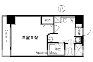 サンジョルノ室町【703号室】の間取り