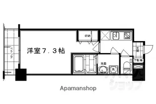 エスリード烏丸五条駅前【1202w号室】の間取り