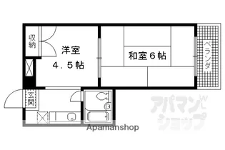 トータス溝川【310号室】の間取り