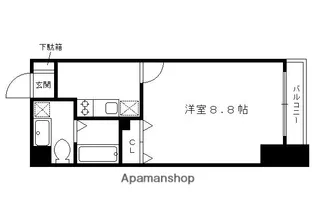 STANDZ今出川通【203号室】の間取り