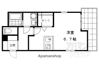 みやび小路【101号室】の間取り