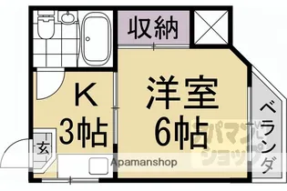 今出川うえだビル【401号室】の間取り