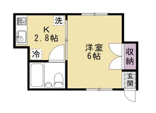 KOZY嵯峨嵐山【202号室】の間取り