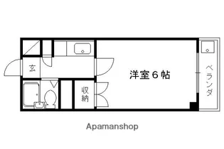ラフィーネ北山【307号室】の間取り