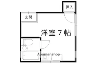 伊勢川ハイツ【203号室】の間取り