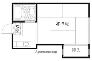 シティハイツ鞍馬口【202号室】の間取り