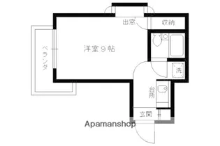上賀茂FLAT【202号室】の間取り