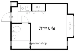 1Kの間取り画像