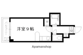 グランドールワタナベI【105号室】の間取り