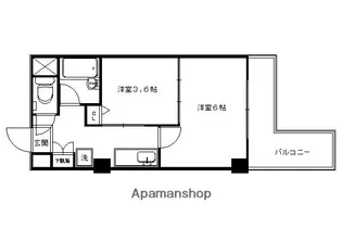 デ・リード金閣寺道【506号室】の間取り