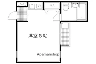 HAMASO京都今出川【102号室】の間取り