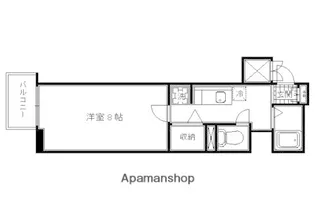 【分譲】セレッソコート京都御所西【8階】の間取り
