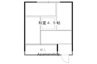 下鴨荘【17号室】の間取り