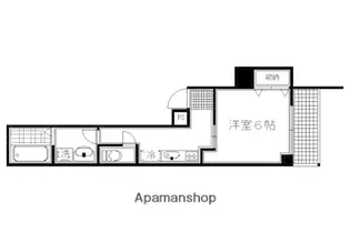 グリーンヒル上立売【106号室】の間取り