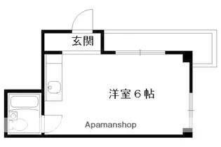 ドルミ新町【3階】の間取り