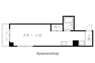 PEPERE N【303号室】の間取り