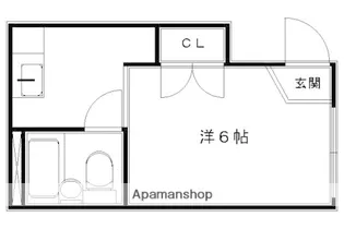 LA MAISON TOMISAKA【105号室】の間取り