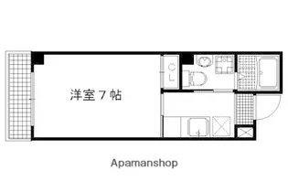 サンパティック伍番館【4-C号室】の間取り