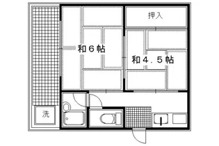 すみれハイツ【402号室】の間取り