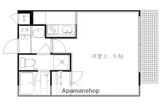 ラナップスクエア京都西陣【11階】の間取り