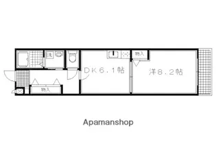 ケシミヤ上京【207号室】の間取り