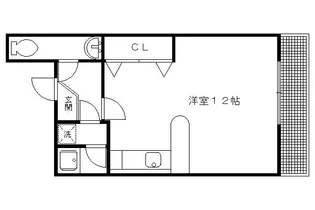 ハイツ北山【402号室】の間取り