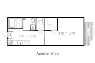 ホワイトハウス【103号室】の間取り